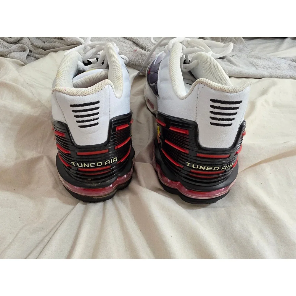 Nike‎ Air Max Plus 3 White Black University Red CK6715-101 Mens 9.5